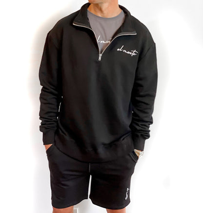 Comfortable men slouch half zip sweatshirt perfect for those lazy days